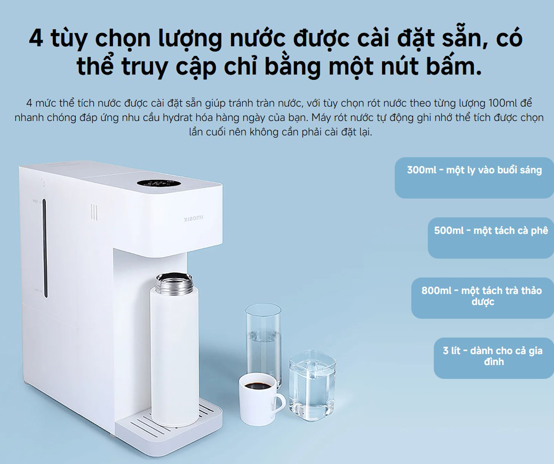 May loc nuoc nong lanh Xiaomi Smart Water Dispenser Hot and Cold bigmivn 8
