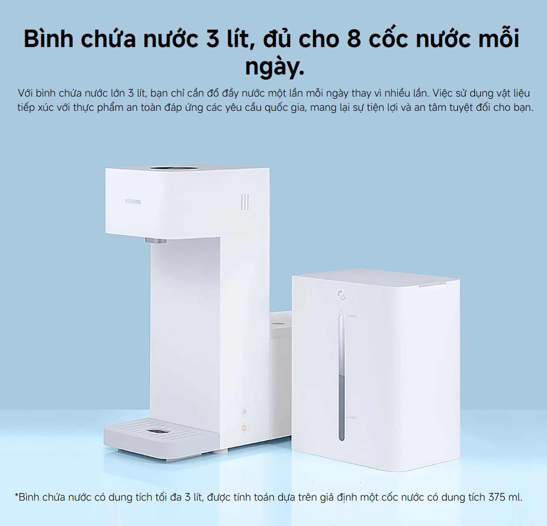 May loc nuoc nong lanh Xiaomi Smart Water Dispenser Hot and Cold bigmivn 9