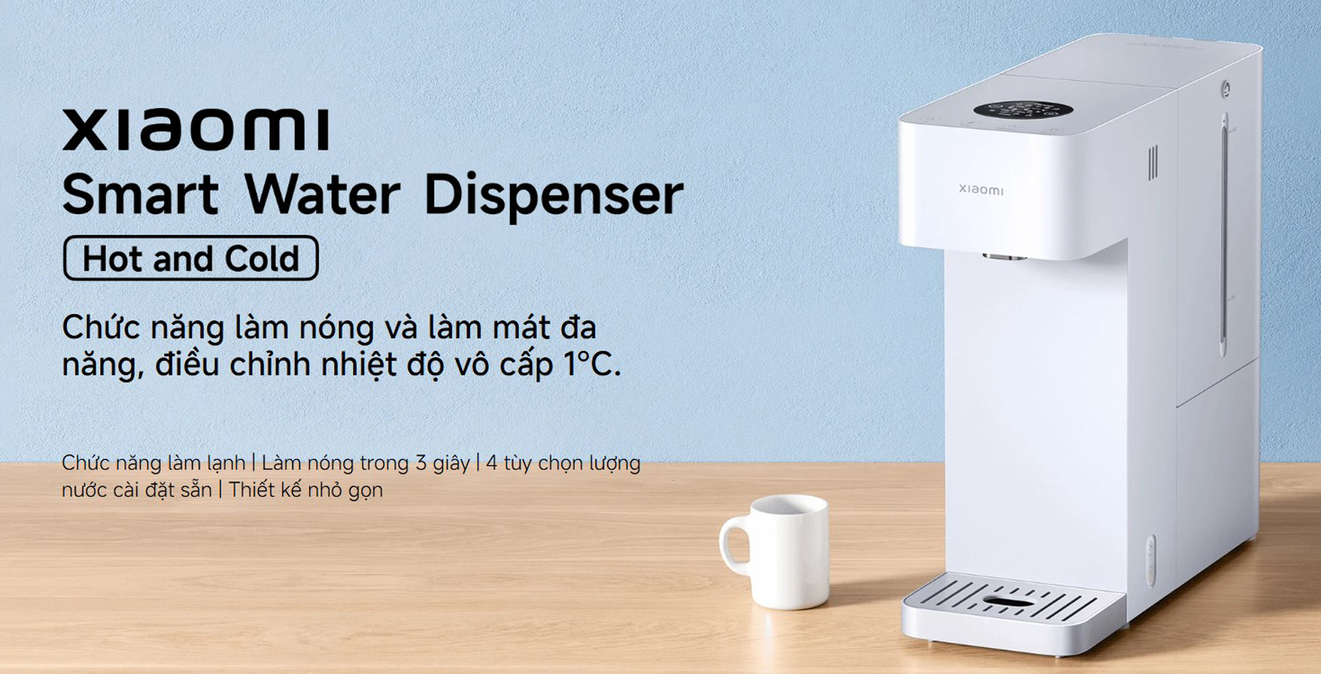 Máy nước nóng lạnh Xiaomi Smart Water Dispenser (Hot and Cold) bigmivn