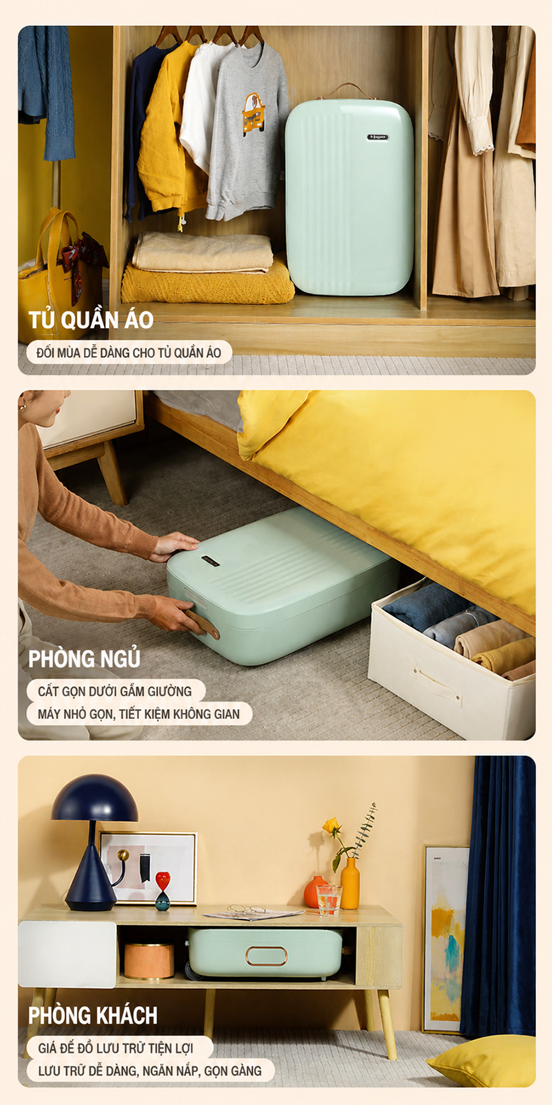 Máy sấy quần áo gấp gọn Donlim DL-1216 - Chính hãng 6 May say quan ao gap gon Donlim DL 1216 bigmivn 3