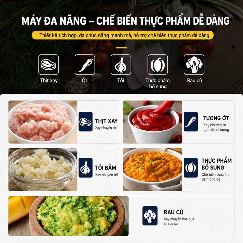 Máy xay thịt đa năng Donlim DL-JR373 - Chính hãng 14 May xay thit da nang Donlim DL JR373 bigmivn 2