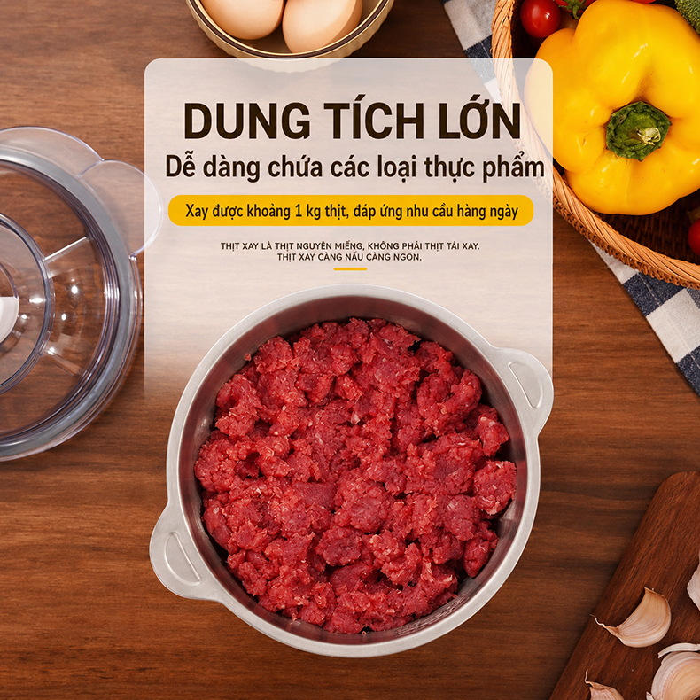 Máy xay thịt đa năng Donlim DL-JR373 - Chính hãng 5 May xay thit da nang Donlim DL JR373 bigmivn 4