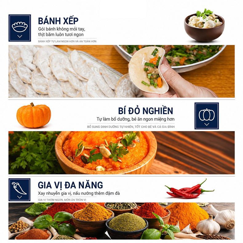 Máy xay thịt đa năng Donlim DL-JR373 - Chính hãng 12 May xay thit da nang Donlim DL JR373 bigmivn 7