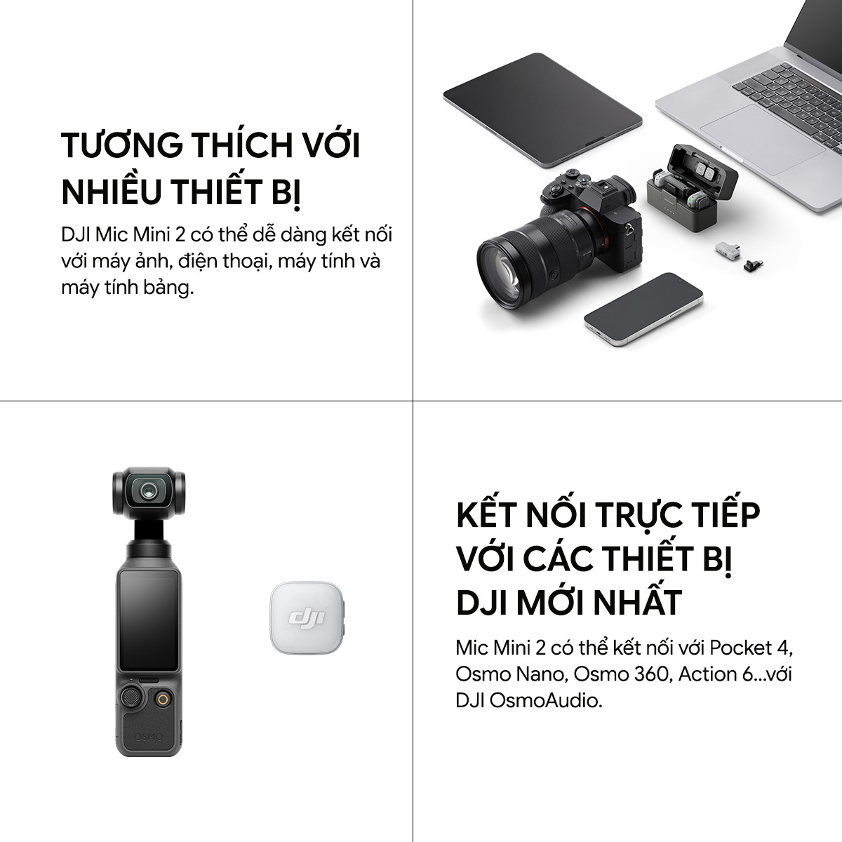 Micro không dây DJI Mic Mini 2 - Chính hãng 15 Micro khong day DJI Mic Mini 2 bigmivn 11
