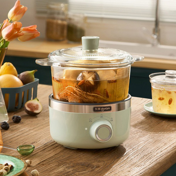 Nồi hầm điện Donlim DL-9002 dung tích 1.5L - Chính hãng 2 Noi ham dien Donlim DL 9002 dung tich 1.5L bigmivn