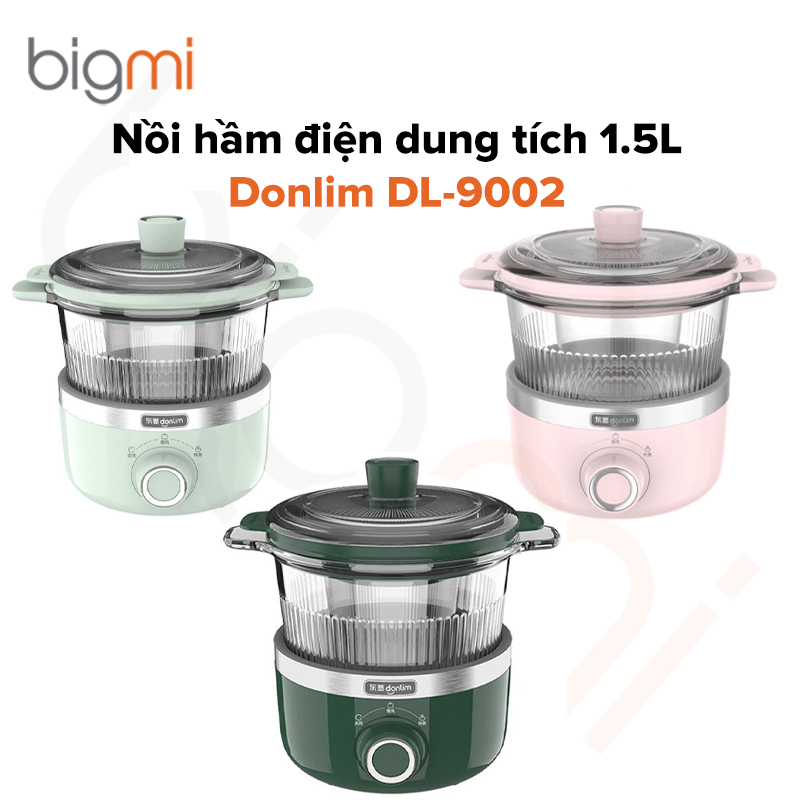 Nồi hầm điện Donlim DL-9002 dung tích 1.5L fn