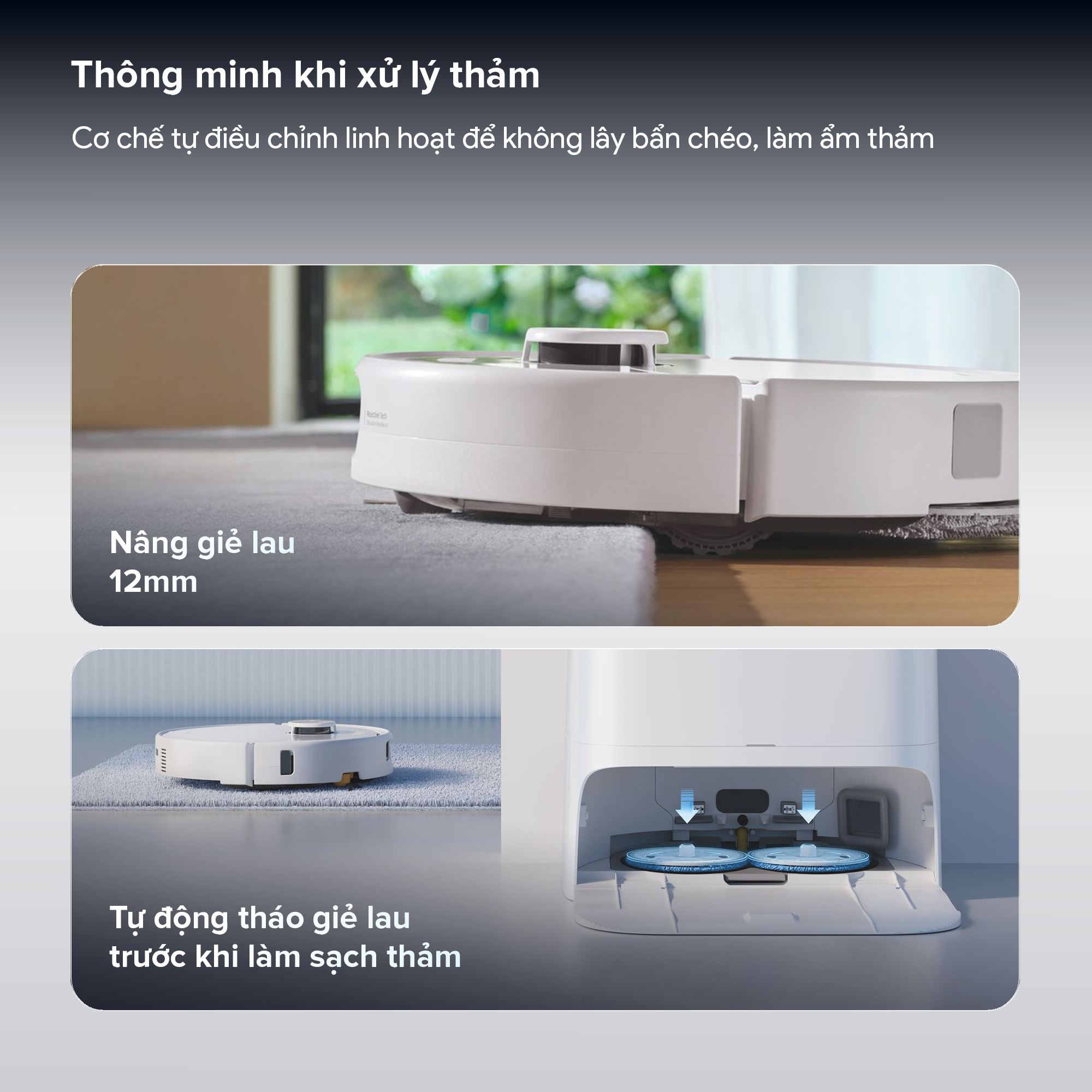 Robot hút bụi lau nhà Roborock Qrevo 2 Pro - Hàng chính hãng 10 Robot hut bui lau nha Roborock Qrevo 2 Pro bigmivn 6