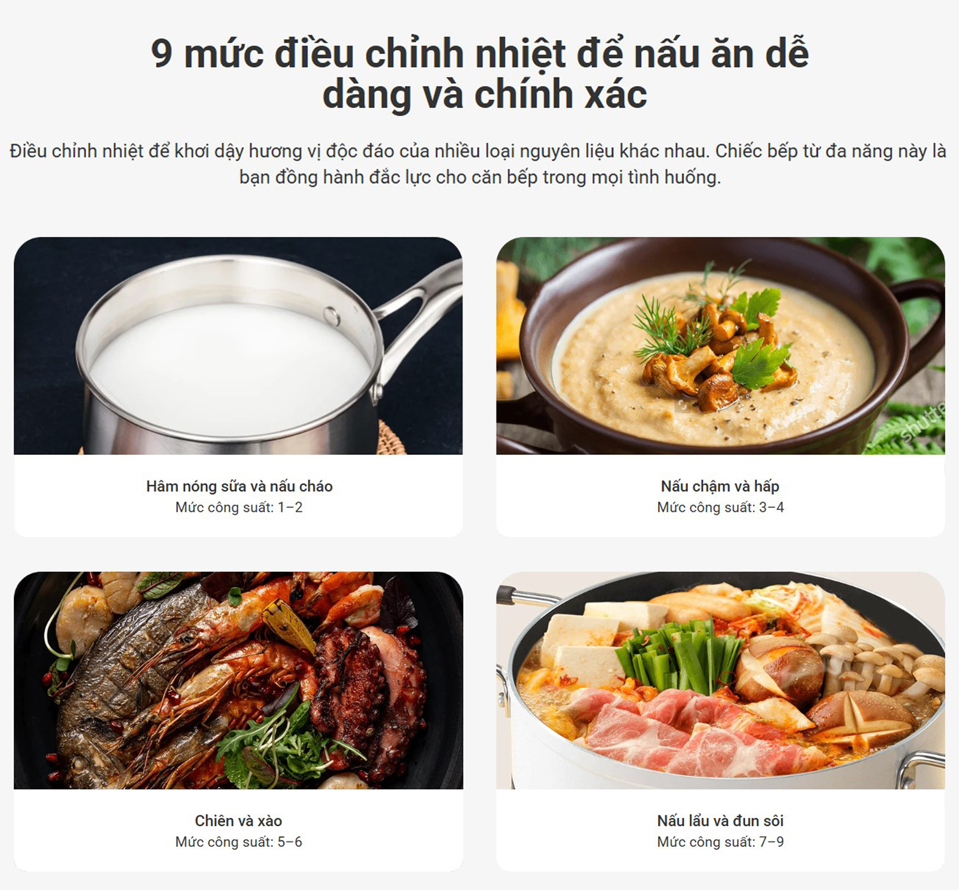 Bếp từ đơn Xiaomi Induction Cooker Lite BHR8130EU - Chính hãng 6 Bep tu don Xiaomi Induction Cooker Lite bigmivn 5