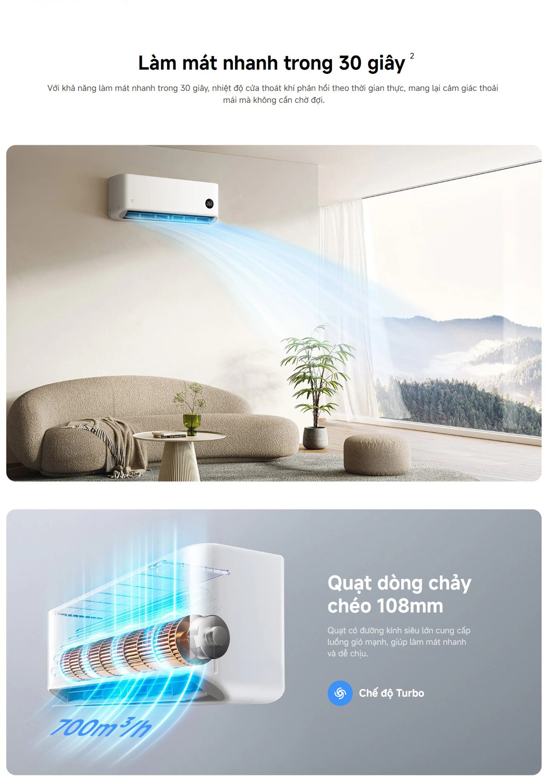 Điều hoà 1 chiều Xiaomi Mijia Air Conditioner Eco 5 sao 1.5HP 12000BTU N2C5 - Bản quốc tế 5 Dieu hoa 1 chieu 9000BTU Xiaomi Mijia Eco 5 sao Inverter 1HP bigmivn 3