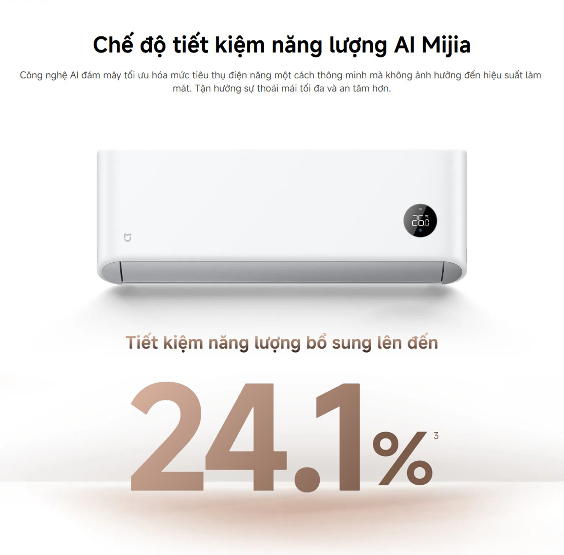 Dieu hoa 1 chieu 9000BTU Xiaomi Mijia Eco 5 sao Inverter 1HP bigmivn 4