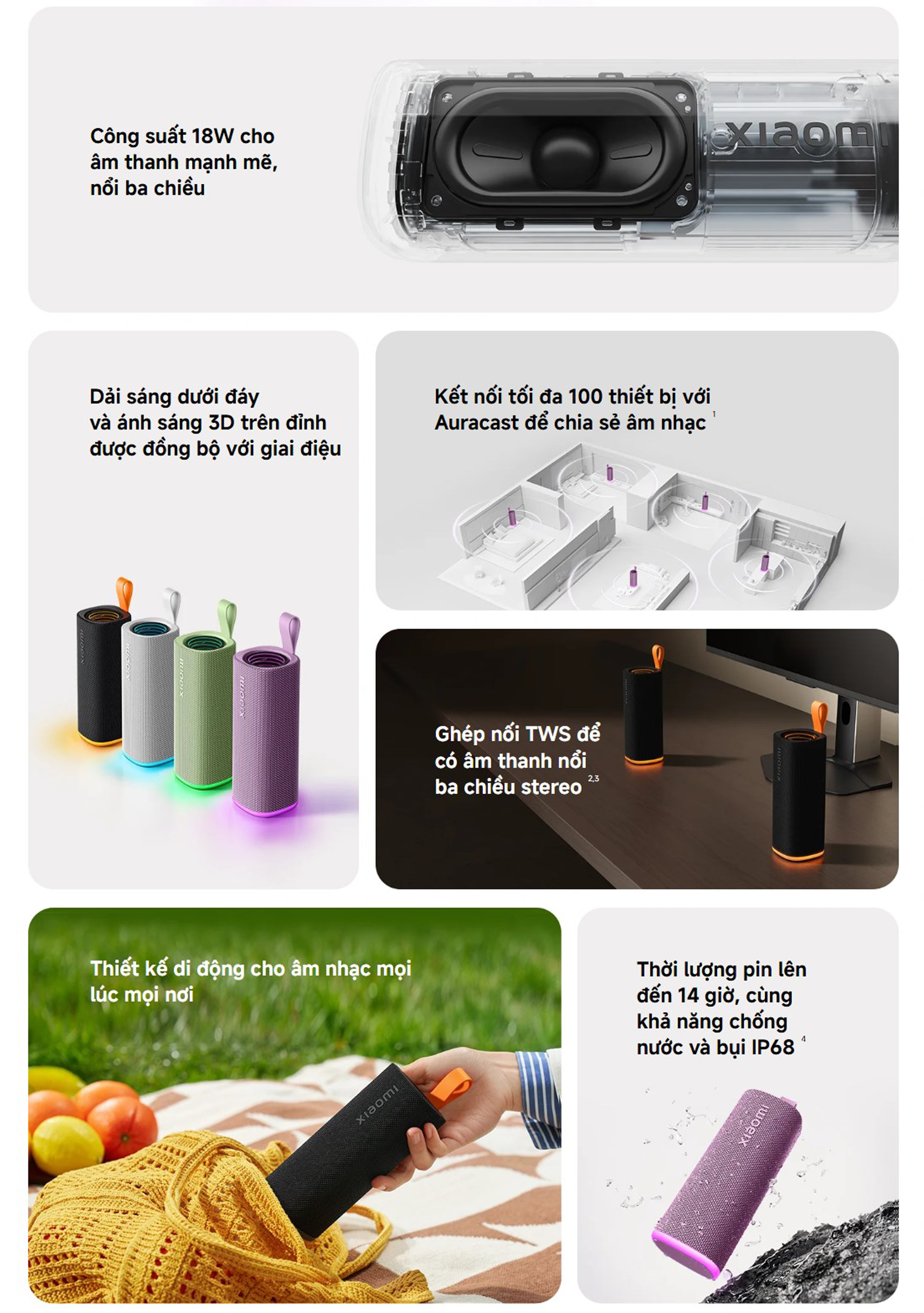 Loa Bluetooth Xiaomi Sound Play 18W - Chính hãng 3 Loa Bluetooth Xiaomi Sound Play 18W bigmivn 1