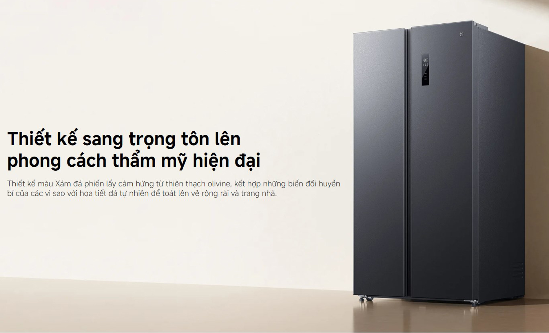 Tủ Lạnh Xiaomi Mijia Refrigerator Side-by-Side 635L - Bản quốc tế kết nối app, khử khuẩn thông minh 11 Tu Lanh Xiaomi Mijia Refrigerator Side by Side 635L bigmivn 11
