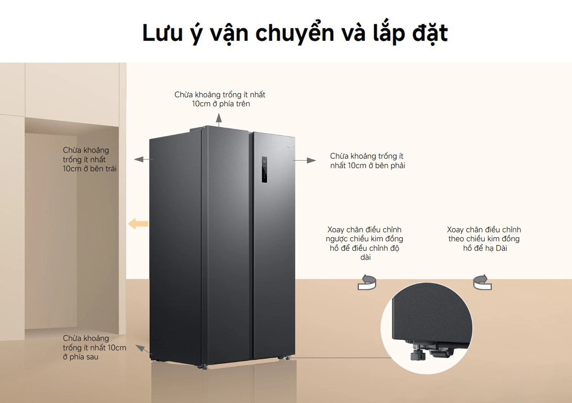 Tủ Lạnh Xiaomi Mijia Refrigerator Side-by-Side 635L - Bản quốc tế kết nối app, khử khuẩn thông minh 20 Tu Lanh Xiaomi Mijia Refrigerator Side by Side 635L bigmivn 19