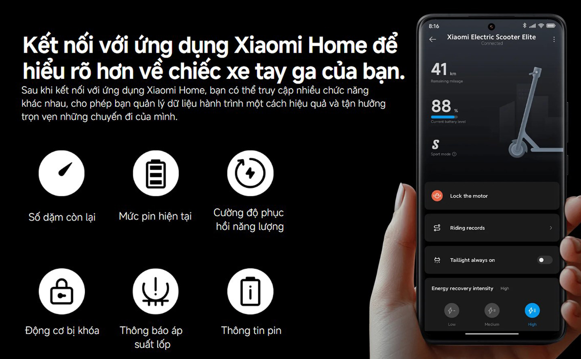 Xe dien Xiaomi Electric Scooter Elite bigmivn 14