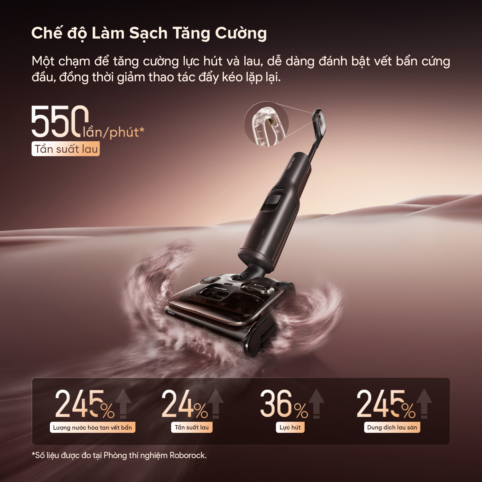 Máy hút bụi lau nhà Roborock F25 Pro Turbo - Bản Quốc Tế 6 May hut bui lau nha Roborock F25 Pro Turbo bigmivn 11