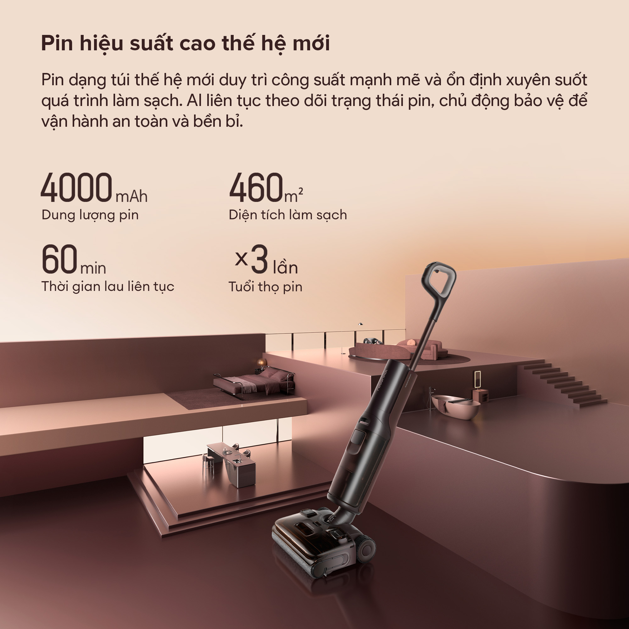 Máy hút bụi lau nhà Roborock F25 Pro Turbo - Bản Quốc Tế 19 May hut bui lau nha Roborock F25 Pro Turbo bigmivn 7