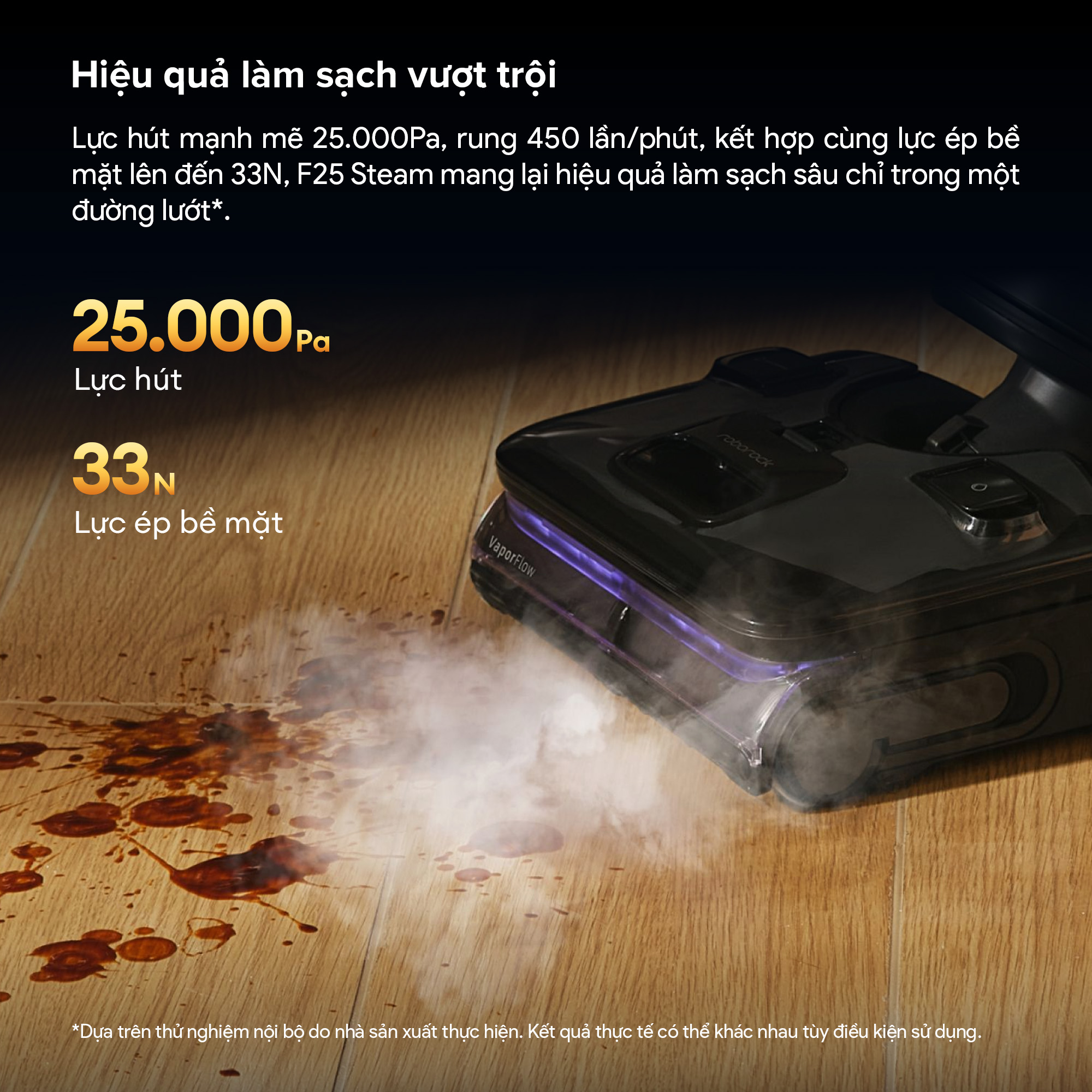 Máy hút bụi lau nhà Roborock F25 Steam - Bản Quốc Tế 5 May hut bui lau nha Roborock F25 Steam bigmivn 2