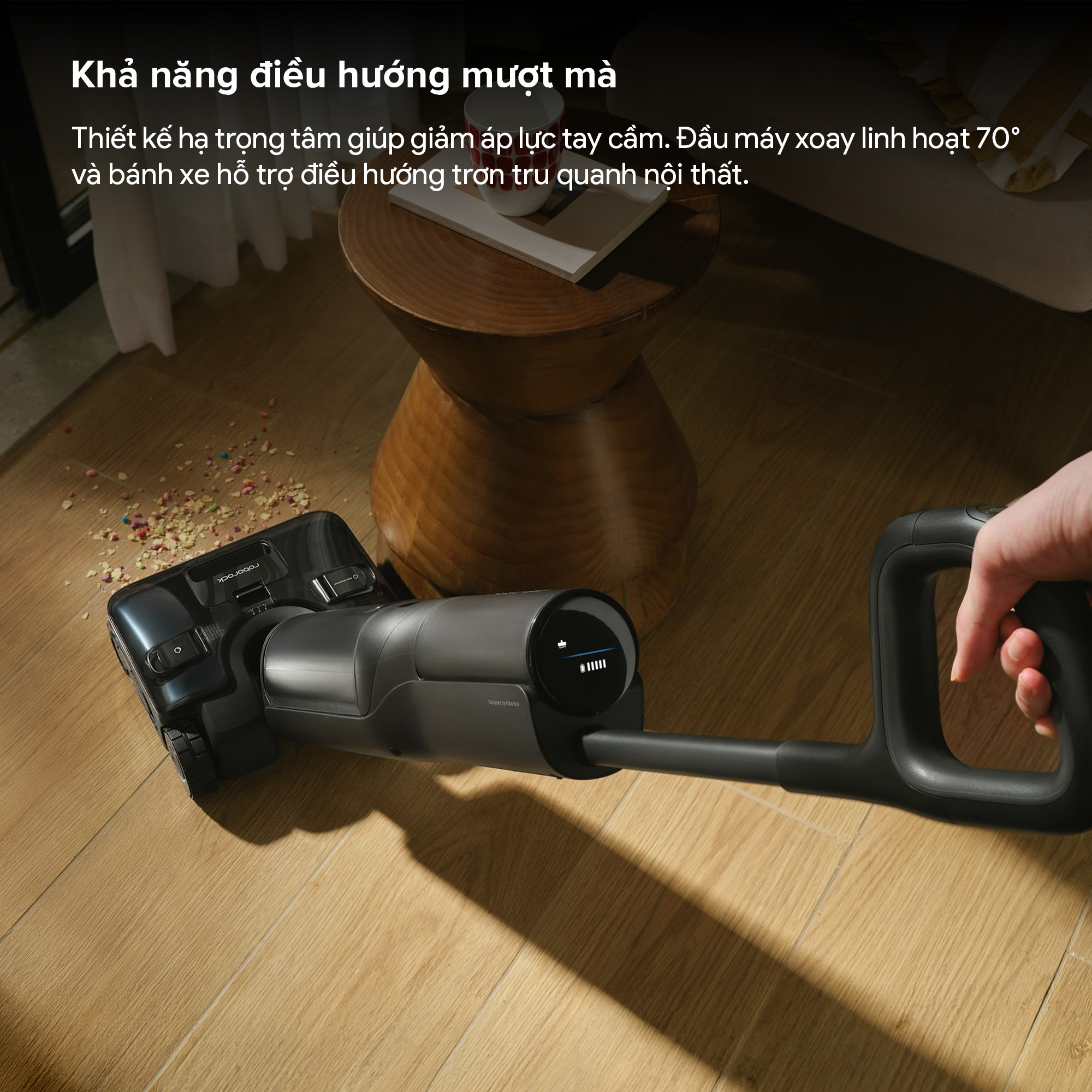 Máy hút bụi lau nhà Roborock F25 Steam - Bản Quốc Tế 8 May hut bui lau nha Roborock F25 Steam bigmivn 4
