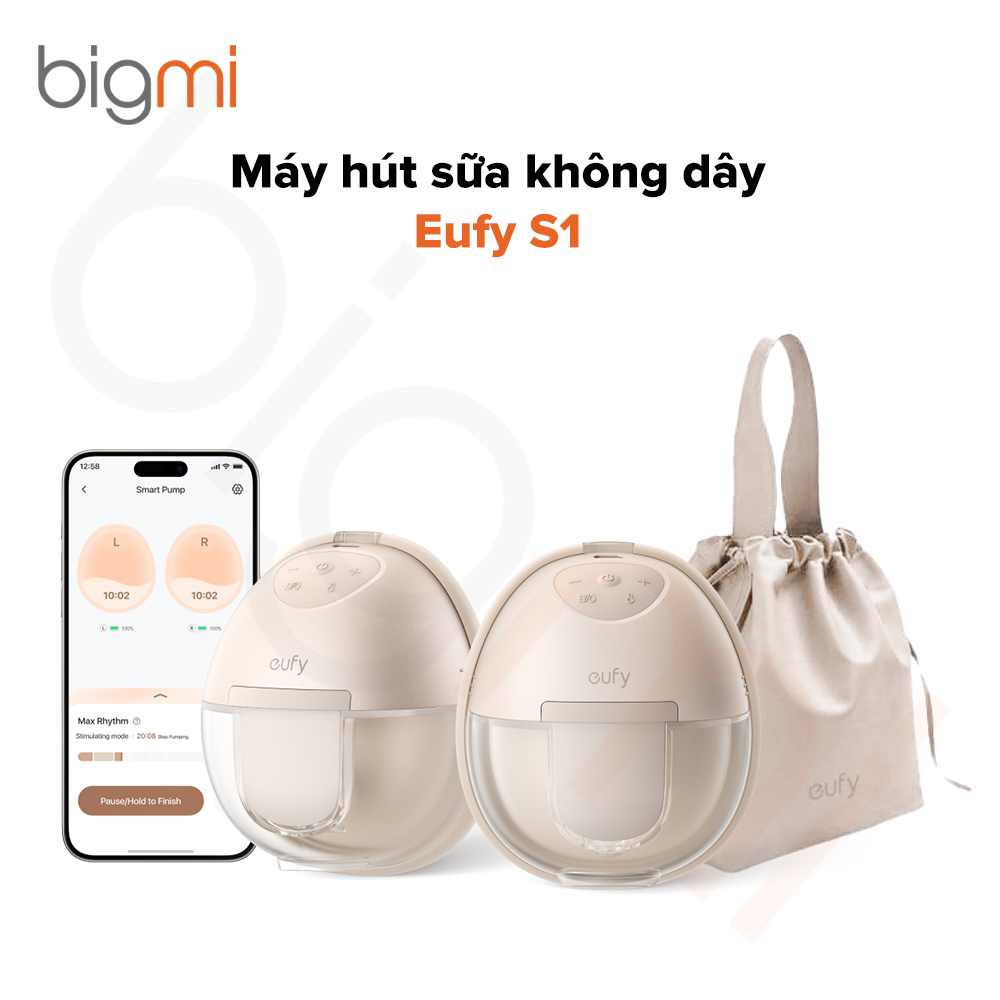 Máy hút sữa không dây Eufy S1 (Eufy Wearable Breast Pump S1)