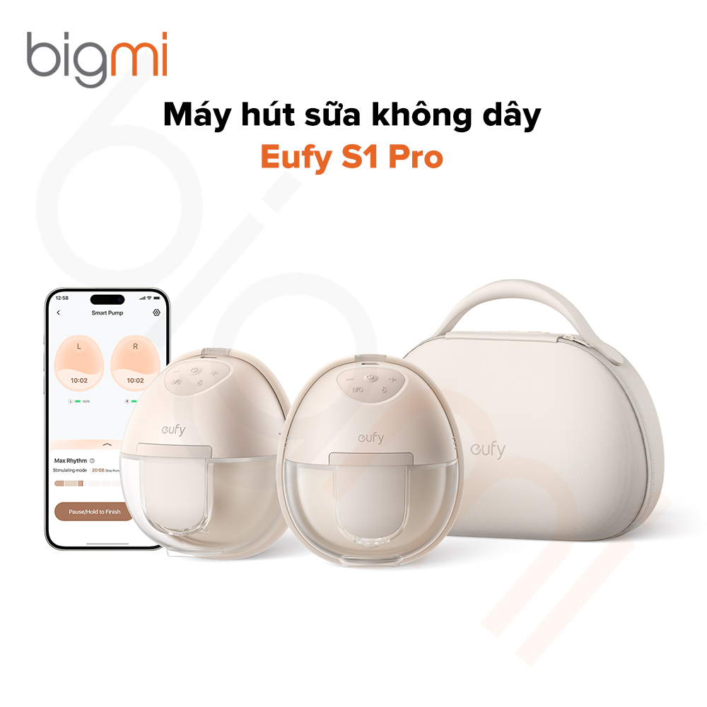Máy hút sữa không dây ANKER Eufy S1 Pro (Eufy Wearable Breast Pump S1 Pro) - Chính hãng