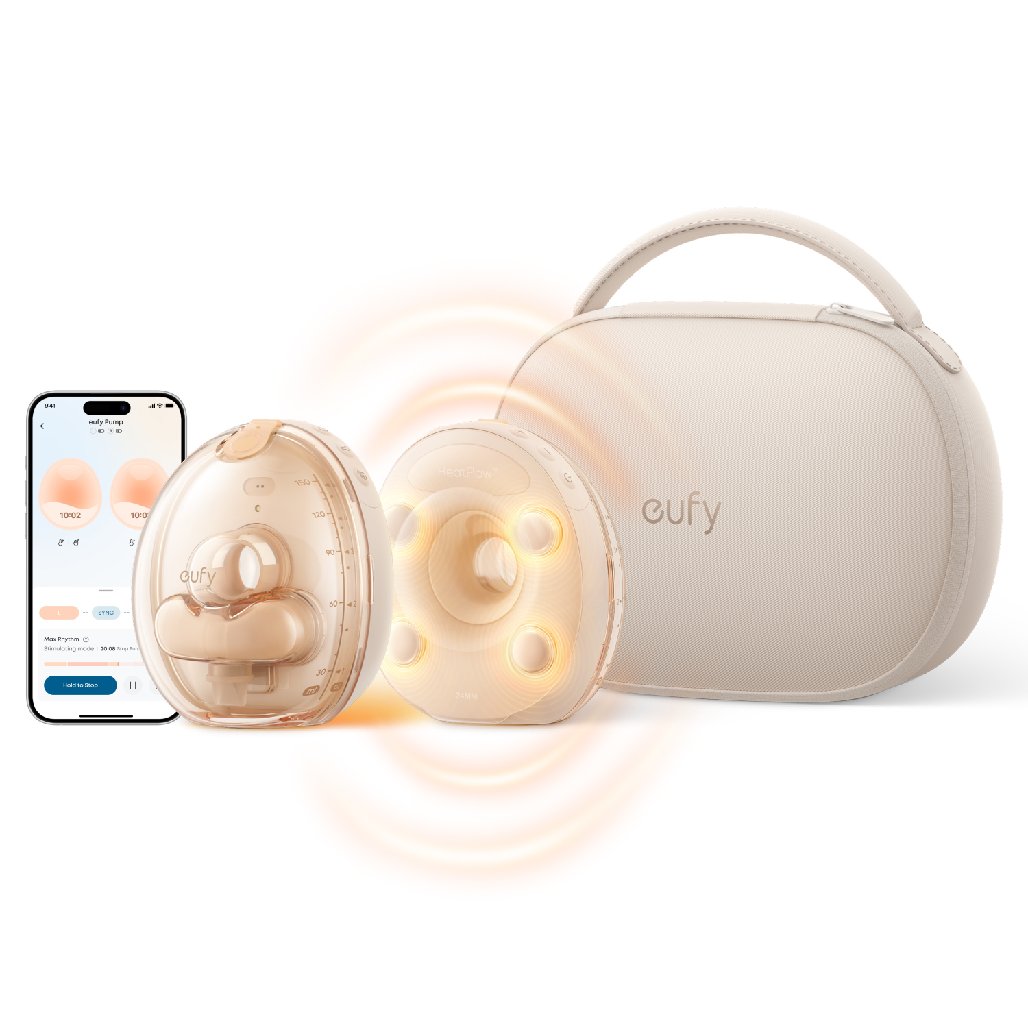 May hut sua khong day Eufy S2 Pro Eufy Wearable Breast Pump S2 Pro 1