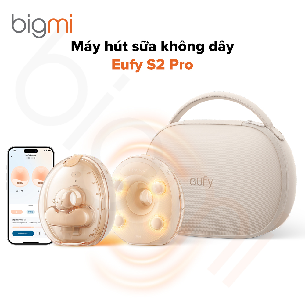 Máy hút sữa không dây ANKER Eufy S2 Pro (Eufy Wearable Breast Pump S2 Pro) - Chính hãng