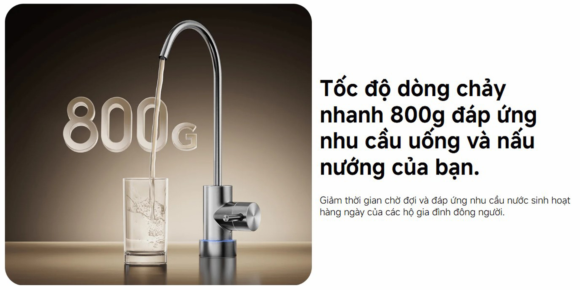 Máy lọc nước RO Xiaomi Mijia N800G Smart Water Purifier MR872-3 - Chính hãng 6 May loc nuoc RO Xiaomi Mijia N800G Smart Water Purifier bigmivn 4