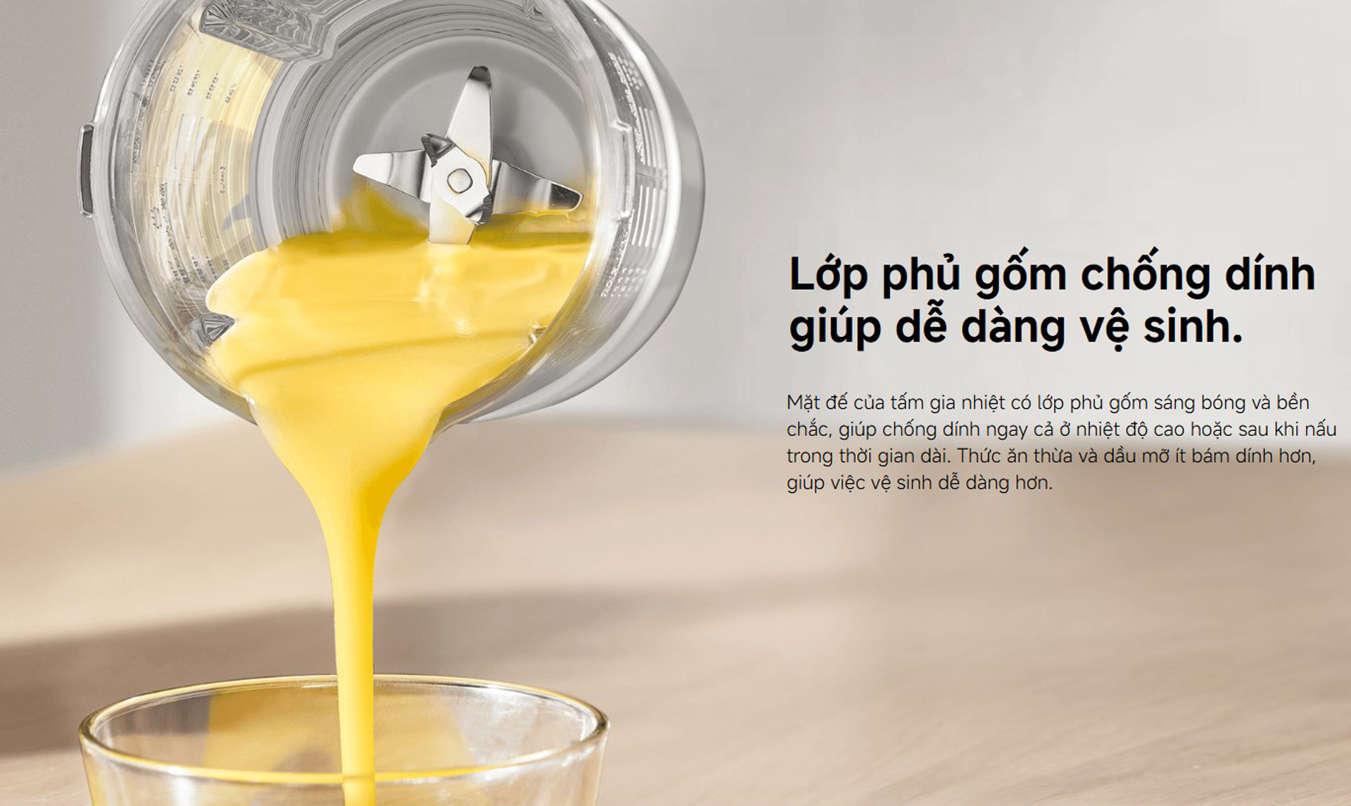 Máy xay sinh tố làm sữa hạt Xiaomi Blender Pro dung tích 1.75L/1.4L - Chính hãng 10 May xay sinh to lam sua hat Xiaomi Blender Pro dung tich 1.75L 1.4L bigmivn 6