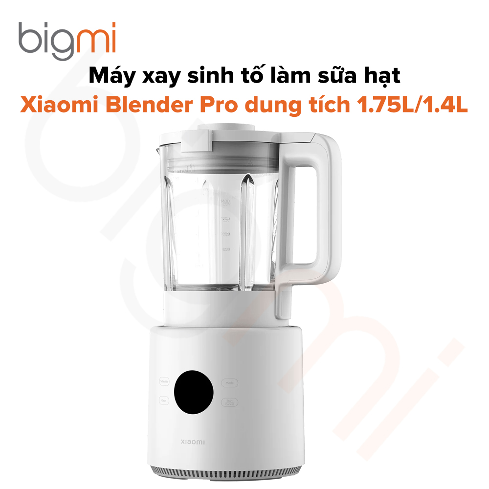 Máy xay sinh tố làm sữa hạt Xiaomi Blender Pro dung tích 1.75L-1.4L