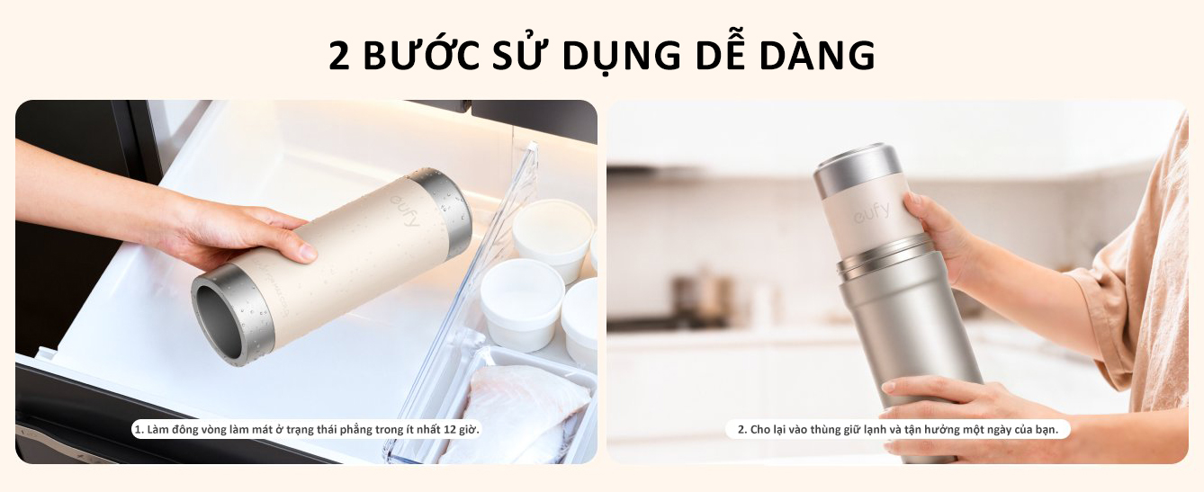 Bình làm lạnh sữa di động ANKER Eufy E10 (Eufy Portable Breast Milk Cooler E10) - Chính hãng 5 Binh lam lanh sua di dong Eufy E10 Eufy Portable Breast Milk Cooler E10 bigmivn 11
