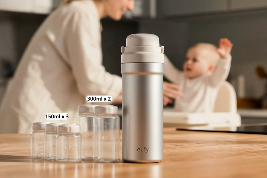 Bình làm lạnh sữa di động ANKER Eufy E10 (Eufy Portable Breast Milk Cooler E10) - Chính hãng 8 Binh lam lanh sua di dong Eufy E10 Eufy Portable Breast Milk Cooler E10 bigmivn 4