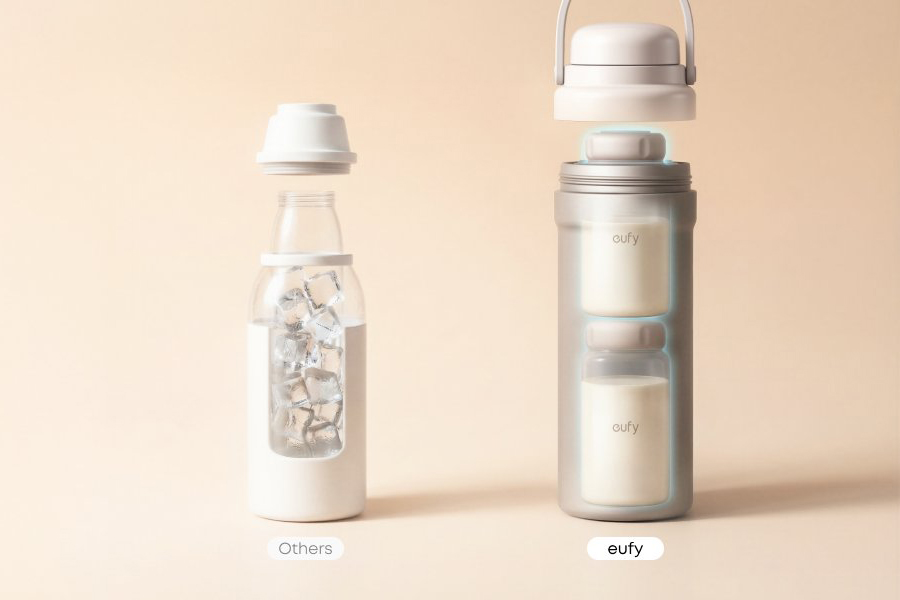 Bình làm lạnh sữa di động ANKER Eufy E10 (Eufy Portable Breast Milk Cooler E10) - Chính hãng 9 Binh lam lanh sua di dong Eufy E10 Eufy Portable Breast Milk Cooler E10 bigmivn 5