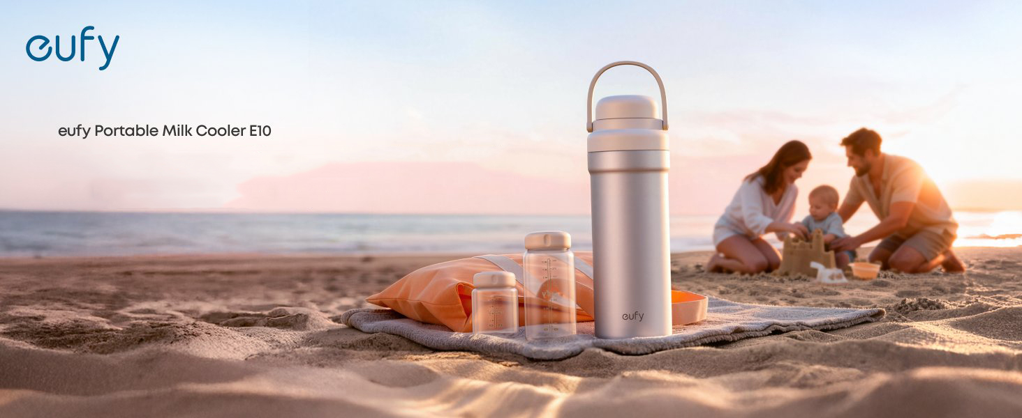 Bình làm lạnh sữa di động ANKER Eufy E10 (Eufy Portable Breast Milk Cooler E10) - Chính hãng 2 Binh lam lanh sua di dong Eufy E10 Eufy Portable Breast Milk Cooler E10 bigmivn