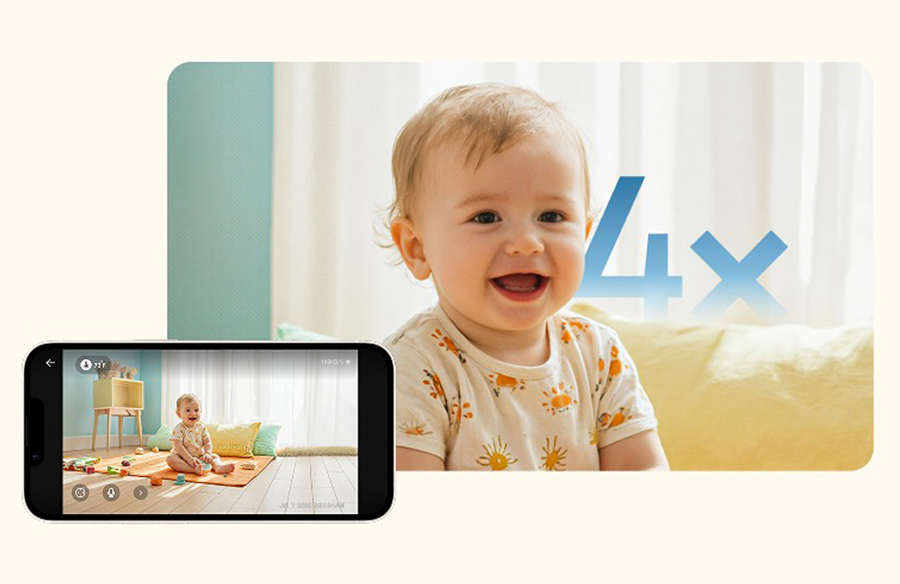 Camera theo dõi trẻ em 2K ANKER eufy Baby Monitor C10 - Chính hãng 5 Camera theo doi tre em 2K eufy Baby Monitor C10 bigmivn 3