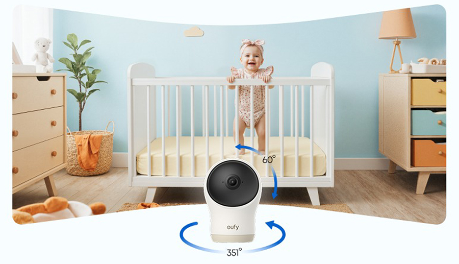 Camera theo dõi trẻ em 2K ANKER eufy Baby Monitor C10 - Chính hãng 6 Camera theo doi tre em 2K eufy Baby Monitor C10 bigmivn 4