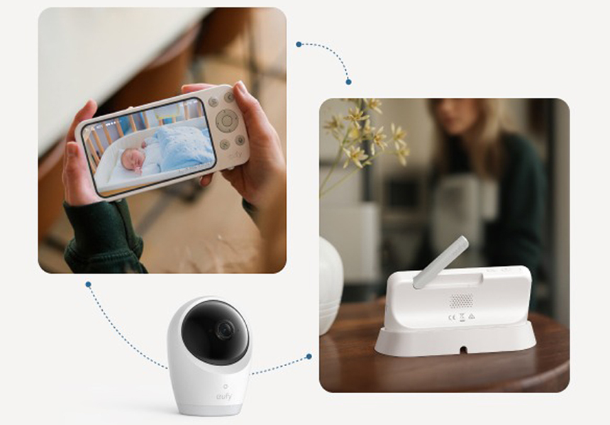 Camera theo dõi trẻ em 4K ANKER eufy Baby Monitor E21 - Chính hãng 9 Camera theo doi tre em eufy Baby Monitor E21 bigmivn 1