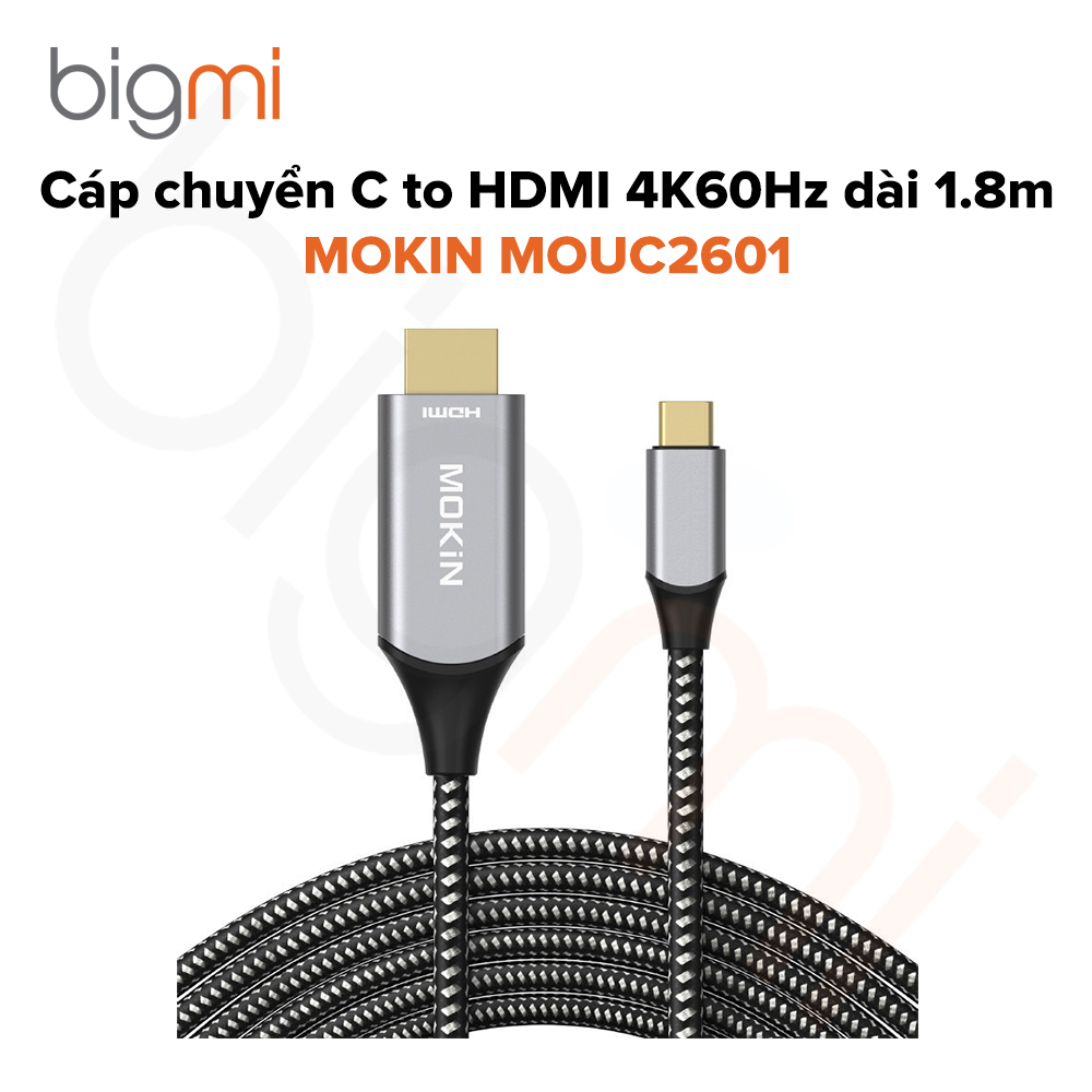 Cáp-chuyển-C-to-HDMI-MOKIN-MOUC2601-4K60Hz-1.8m