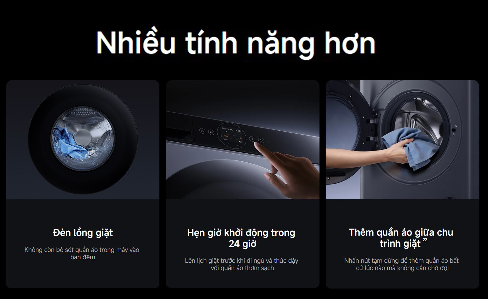 Máy giặt sấy cửa trước Xiaomi Mijia Pro 12.5kg, sấy 8kg 2026 WD125MJA12VN - Bản quốc tế 22 May giat say cua truoc Xiaomi Mijia Pro 12.5kg say 8kg 2026 bigmivn 19