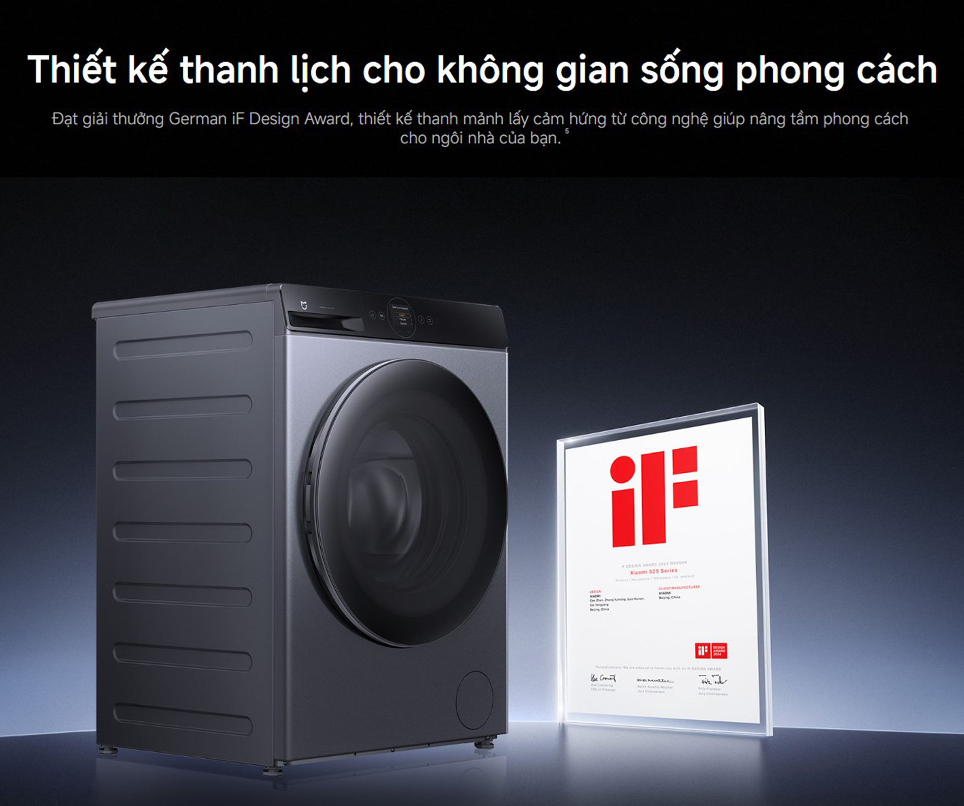 Máy giặt sấy cửa trước Xiaomi Mijia Pro 12.5kg, sấy 8kg 2026 WD125MJA12VN - Bản quốc tế 19 May giat say cua truoc Xiaomi Mijia Pro 12.5kg say 8kg 2026 bigmivn 20