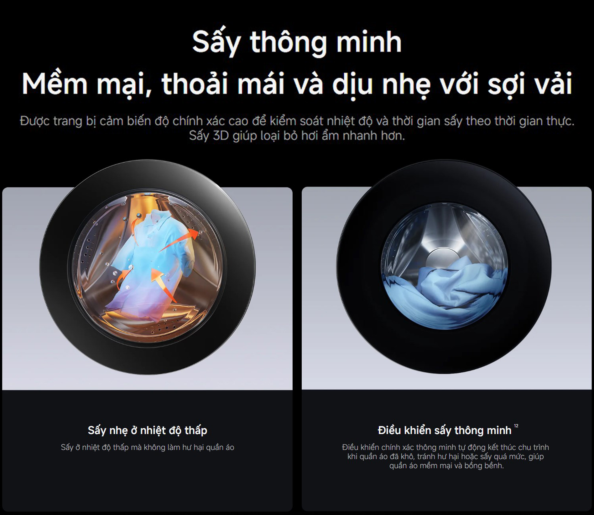 Máy giặt sấy cửa trước Xiaomi Mijia Pro 12.5kg, sấy 8kg 2026 WD125MJA12VN - Bản quốc tế 10 May giat say cua truoc Xiaomi Mijia Pro 12.5kg say 8kg 2026 bigmivn 8