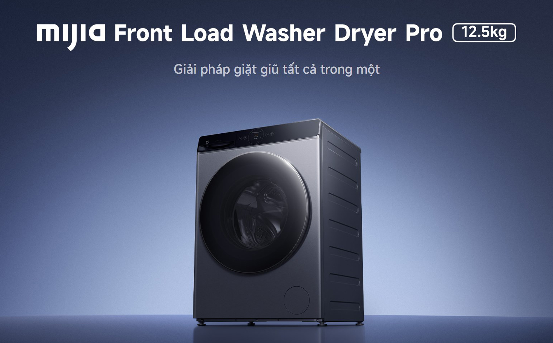 Máy giặt sấy cửa trước Xiaomi Mijia Pro 12.5kg, sấy 8kg 2026 WD125MJA12VN - Bản quốc tế 2 May giat say cua truoc Xiaomi Mijia Pro 12.5kg say 8kg 2026 bigmivn