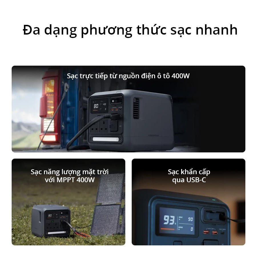 Trạm sạc di động DJI Power 1000 Mini - Chính hãng 6 Tram sac di dong DJI Power 1000 Mini bigmivn 4
