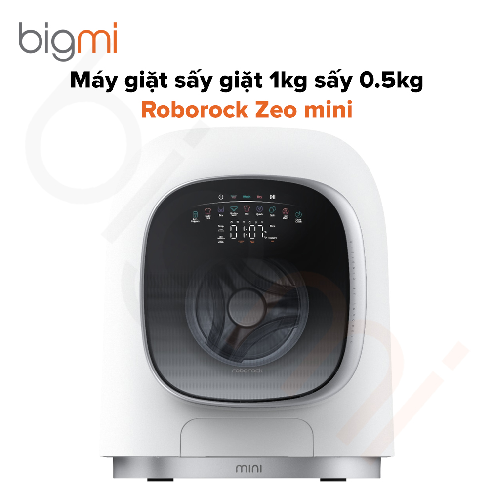 Máy giặt sấy Roborock Zeo mini giặt 1kg sấy 0.5kg – Chính hãng