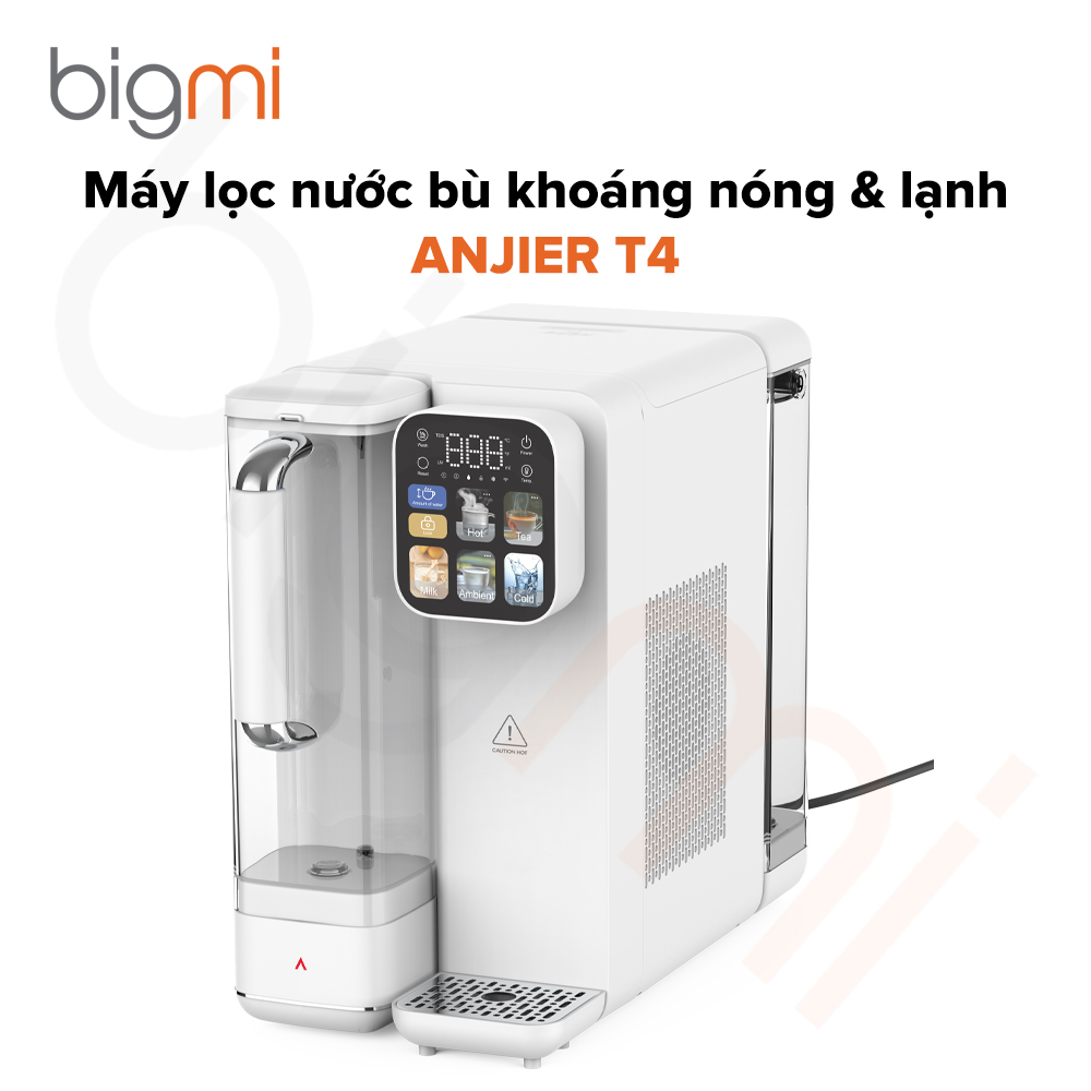 Máy lọc nước bù khoáng nóng & lạnh để bàn ANJIER T4 – Chính hãng