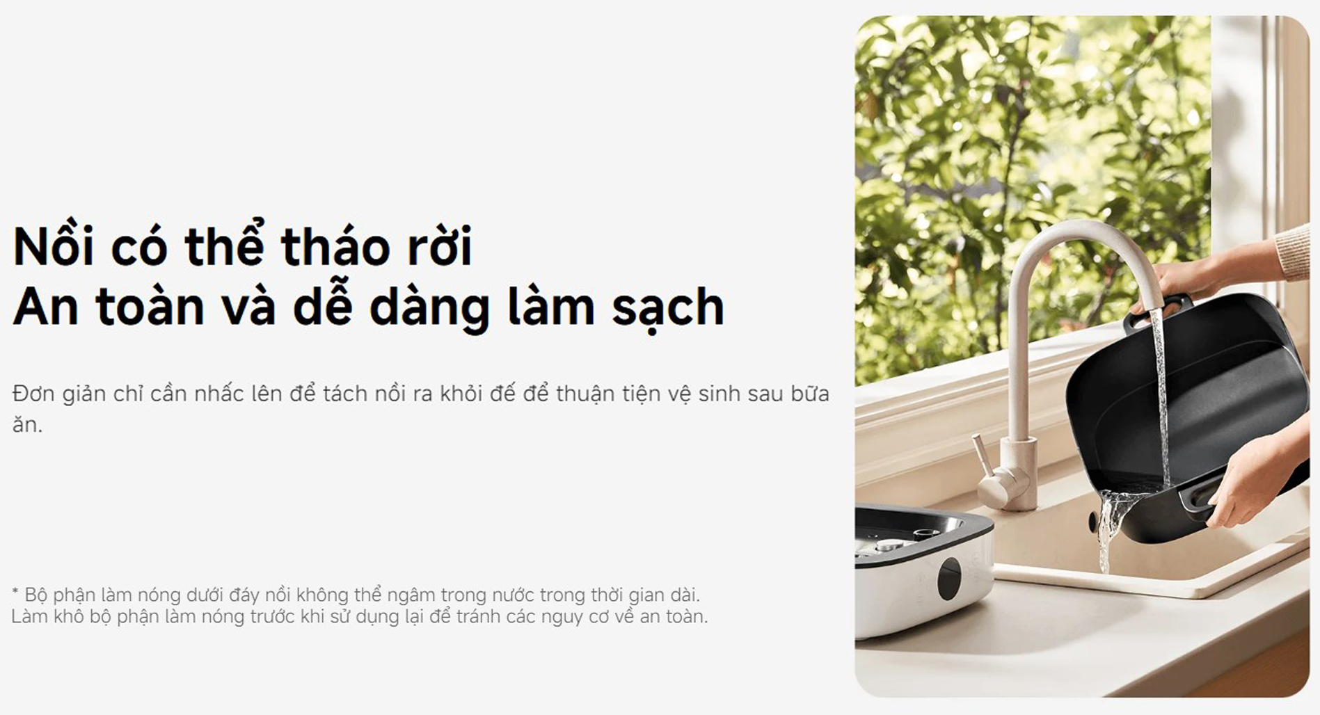 Noi lau dien da nang 6L Xiaomi Multifunctional Hot Pot Cooker MEH01 bigmivn 7